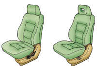  Сиденья и ремни безопасности Mitsubishi Pajero