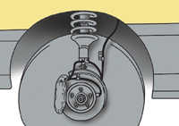  Звуковой сигнал, предупреждающий об износе тормозных колодок Mitsubishi Pajero
